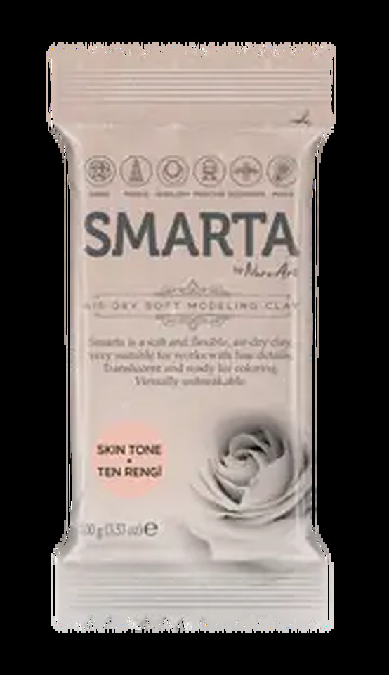 Smarta Havayla Kuruyan Modelleme Hamuru Ten (100 Gr * 6 * 1)